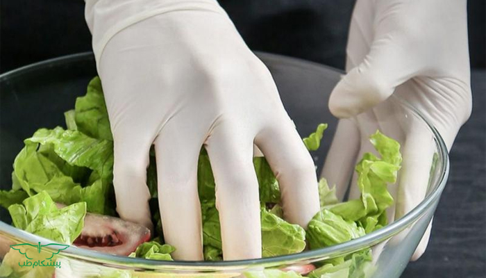 دستکش لاتکس برای آشپز خانه