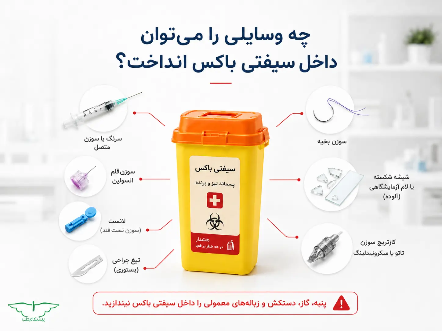 چه وسایلی را می توان داخل سیفتی باکس انداخت؟