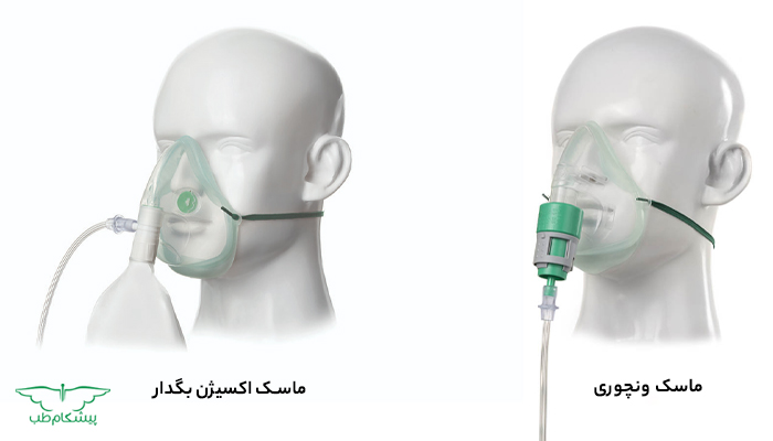 تفاوت ماسک ونچوری و ماسک اکسیژن بگدار